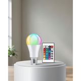 Alemdar Pazarlama Rgb Uzaktan Kumandalı LED Ampul, 16 Renkli, A Kalite - 1 m - Çok Renkli