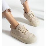 Alemdar Shoes Zeny Krem Kadın Sneakers