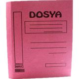 Alemdar Tam Kapak Telli Dosya 21 x 38 CM 50'li Pembe