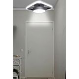 Alen Tekli Siyah Enerji Tasarruflu Beyaz Işık Modern LED Avize Çocuk Odası Koridor Giyinme Odası Giriş - 00-Beyaz
