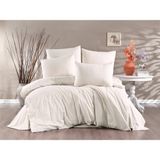Alena Home Gold Serisi Düz Ekru 240 x 260 cm Çift Kişilik Nevresim Takımı