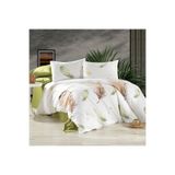 Alena Home Style %100 Pamuklu Tüy Desenli Tek Kişilik Nevresim Takımı (Lastikli Çarşaflı)