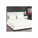 Alena Home Style Pamuklu 180x200 Çift Kişilik Çizgili Lastikli Çarşaf Seti Ekru 180 x 200 AlenaNM398