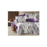 Alena Home Style%100 Pamuklu Desenli Çift Kişilik Nevresim Takımı mor desenli 240 x 260 AlenaNM412