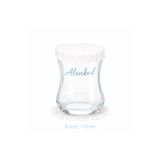 alenked Çay Bardağı Kapağı Bristol Karton Beyaz 72mm 100 Adet