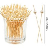 Alenked Incili Bambu Kokteyl Çubukları 12 cm 50 Adet