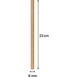 Alenked Kraft Kağıt Pipet 8mm x 23CM 50 Adet