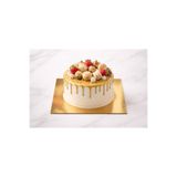 alenked Pasta Sunum Altlığı Dikdörtgen 3 Adet Gold Altın Harf Pasta Altlığı 26x35 cm Karton Pasta Altı