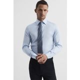 alenmeza Erkek Açık Mavi %100 Pamuk Saten Non-ıron Ütü Istemeyen Casual Cepsiz Modern Fit Gömlek