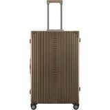 Aleon 4 Tekerlekli Lüks Alüminyum Valiz,77 cm Bronz Bavul