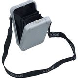 Aleon Mini Bag 19 cm Alüminyum Omuz Çantası, Hafif, Şık, Unisex Günlük Çanta - Gümüş