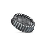 ALER HOME Granit Döküm Tart Kalıbı Gri 26cm Dilimli Tart Turta Kalıbı Gri Döküm 700 Gr