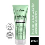 Alerma Vegan Arındırıcı Sülfatsız Saç Kremi 200 ml İnce Telli ve Yağlı Saçlar İçin Doğal Formül