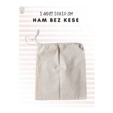 ALERSS 10x10 Cm 1 Adet Hambez Kese - Nişan, Kına, Düğün, Seminer, Organizer Düzenleyici Ham Bez Kese