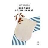 ALERSS 35*35 1 Adet Bitkisel Süt Yoğurt Süzme Kesesi Yıkanabilir Keten Kese Organik Süt bezi