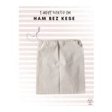 ALERSS 40x50 Cm 1 Adet Hambez Kese - Kiloluk Bakliyat Saklama Torbası Meyve Sebze Erişte Ham Bez Kese