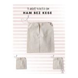 ALERSS 40x50 Cm 3 Adet Hambez Kese - Kiloluk Bakliyat Saklama Torbası Meyve Sebze Erişte Ham Bez Kese