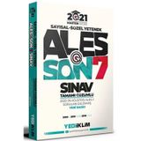ALES Sayısal Sözel Yetenek Tamamı Çözümlü Son 7 Sınav 2021-Yediiklim Yayınları