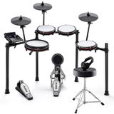 Alesis Drums Nitro Max Kit Paketi - Mesh Davul Pedleri, Davul Çubukları, Davul Taburesi ve Kulaklıklarla Tam Elektrikli Davul Seti