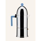 Alessi La Cupola Espresso Makinesi, 6 Fincanlık, 300 Ml, Alüminyum, Aldo Rossi Tasarımı - Mavi