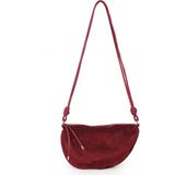 Alessia Bag Clara Hakiki Deri Düğümlü Askılı Omuz Çantası - 508-Bordo