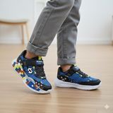 Alessio Crft 2.0 Model Rahat Tekstil Erkek Çocuk Spor Ayakkabı Crft-03 - Siyah - Saks