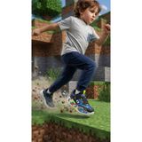 Alessio Günlük Unisex Çocuk Spor Ayakkabı Sneaker Cırtlı Rahat Hafif Konforlu Dayanıklı 02-03 - Siyah - Saks