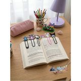 Alesta EP Design Hello Kitty Kuromi Angel Stitch Kitap Ayracı Karakterli 3D Baskı 6 Adet Kitap Ayraç Set