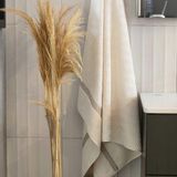 Alesta Home Pamuklu Banyo Havlusu 70x140 cm HVL038 - Kahverengi - 70 x 140 cm - Renkli