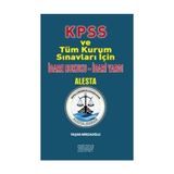 Alesta KPSS ve Tüm Kurum Sınavları İçin İdare Hukuku İdari Yargı