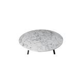 Alesta Life 70 Cm Çap - Beyaz Desenli Katlanabilir Yer Sofrası Hamur Açma Tahtası Oyun Masası - 21 Cm Yükseklik