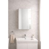 Alesta Life Aynalı Tek Kapaklı, 2 Bölmeli Lavabo Banyo Dolabı - Beyaz