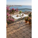 Alesta Life Katlanır Mutfak Masası, Piknik Masası, Kamp Masası, Plaj Masası, Balkon Masası, Bahçe Masası, Tavla Masası 40X70 cm Beyaz