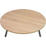 Alesta Life Klasik Tasarımlı Yuvarlak Yer Sofrası Suntalam Malzeme 68 cm Genişlik 21 cm Yükseklik - 68 x 21 cm