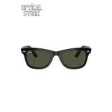 Alesta Ray-Ban Unisex Güneş Gözlüğü Rb 2140 901 50-22 Wayfarer Siyah Asetat Çerçeve Yeşil Cam