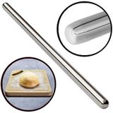 Alet Çantam 80cm Çelik Oklava 304 Kalite Paslanmaz Çelik Krom Metal Sihirli Hamur Börek Baklava Yufka Açma Oklavası