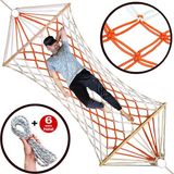 Alet Çantam Büyük Boy Hamak Çift Katlı Kalın Sağlam Örme Ipli File Salıncak 110CMX200CM (Ürün Rengi Değişkenlik Gösterir) - 110 x 200 cm
