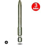 Alet Çantam Gfb Bits Yıldız Uç Vidalama Matkap Ucu Ph2 x 100 mm - 3 Adet