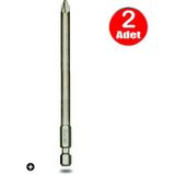 Alet Çantam Gfb Bits Yıldız Uç Vidalama Matkap Ucu Pz2 x 150 mm - 2 Adet