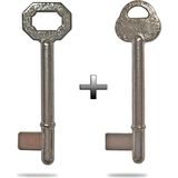 Alet Çantam Maymuncuk Oda Kapısı Anahtarı Her Kilidi Açan Anahtarlar-2 Adet - 11MM-13 mm - 1 Adet