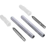 Alet Çantam Metal Gizli Raf Tutucu 10 cm Dekoratif Duvar Bağlantısı 1 Çift Taşıma Kapasitesi 20kg