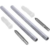 Alet Çantam Metal Gizli Raf Tutucu Dekoratif Duvar Bağlantısı 1 Çift -14 cm
