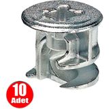 Alet Çantam Minifix Gövde 15X13MM Mobilya Dolap Birleştirme Bağlantı Vidası - 10 Adet