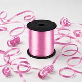 Alet Çantam Pembe Renkli Rafya Şerit Kurdele Rabant Balon Hediye Paketi İpi Süsleme Şeridi 8mm x 200mt