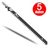 Alet Çantam T344D Master Uzun Boy Dekupaj Testere Bıçağı Ucu 152mm Hcs Ahşap Plastik Dekopaj Ağzı -5li paket