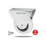 ALETÇANTAM 50mm Sabit Mobilya Tekeri Masa Sehpa Dolap Tekerlek -4 Adet 01398101101101