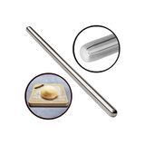 ALETÇANTAM 60cm Çelik Oklava 304 Kalite Paslanmaz Çelik Metal Hamur Börek Baklava Yufka Açma Oklavası