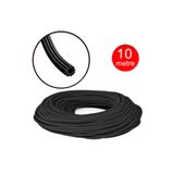 ALETÇANTAM Alüminyum Sineklik Teli Fitili Siyah 5mm Kapı Pencere Tül Sabitleme Lastik Contası -10 Metre 01534101101101