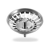 Aletçantam Çöpmak Mutfak Lavabo Sifon Gider Metal Tıpa Süzgeci 8cm Krom