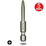 Aletcantam Gfb Bits Yildiz Uc Vidalama Matkap Ucu Ph1 X 50Mm - 5 Adet